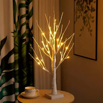 Дерево светодиодное на батарейках MBM HOME DH-LAMP-01 WHITE 60 см белое