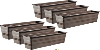 Doniczka balkonowa Kadax Catí K10187 6 szt