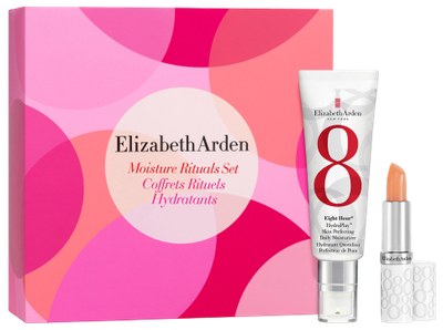 Набір Elizabeth Arden Moisture Rituals Eight Hour Daily Moisturizer крем для обличчя 45 мл + Lip Protectant Stick Sunscreen SPF15 бальзам для губ 3.7 г (85805580827)