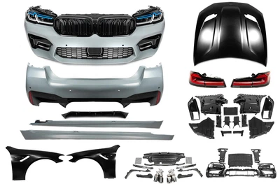 Комплект рестайлинга с капотом и крыльями (в M5 Competition 2021) для BMW 5 серия G30/G31 2017-2023 гг