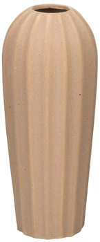 Wazon myHome Wave Beżowy 10 x 10 x 25 cm (5907078435886)