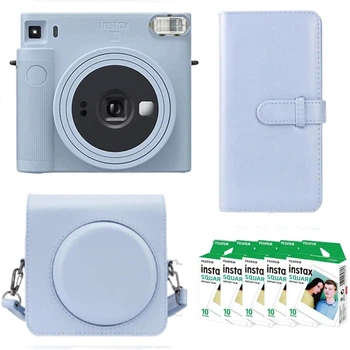 Набор камера моментальной печати Fujifilm Instax Square SQ 1 Blue + Чехол + Фотоальбом + Фотопленка 50 шт
