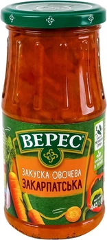 Овочева закуска Верес Закарпатська 445 г (4823105409136)