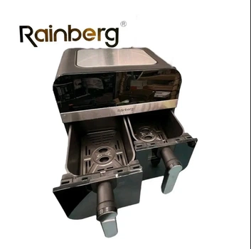 Аэрогриль Rainberg RB-2290, 4200 Вт/13л, на 2 контейнера, для приготовления блюд с минимальным количеством масла, Черный
