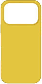 Чехол для смартфона Apple iPhone 17 Pro Intaleo Silicone Case Yellow (1283126630521)
