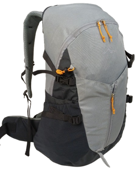 Спортивный трекинговый рюкзак с дождевиком 25L ASCE серый Adventuridge (2000003461097)