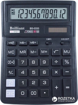 Калькулятор Brilliant BS-0333 (12 разрядов)