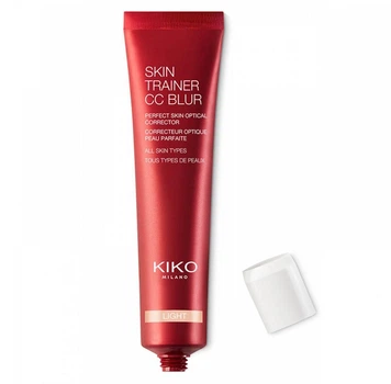 Крем-коректор для обличчя з сяючим фінішем Kiko Milano Skin Trainer CC Blur Shimmer Effect 01 Light, 30 мл