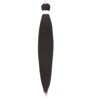 Канекалон Easy Braid однотонный коричневый Длина 65 см Вес 90 грам Низкотемпературный материал 100-150°С 4#EZ
