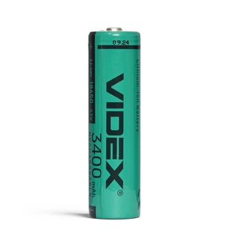 Аккумулятор Videx литий-ионный 18650 (без защиты) 3400mAh bulk/1шт,18650/3400/1B