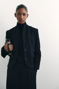 Жакет H&M 1263333 чорний 38