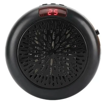 Портативный мини обогреватель тепловентилятор в розетку Warm Air Blower 900W черный