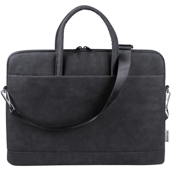 Сумка для ноутбука 15.6'' Defender Trendy з кишенею, шкіра, чорна