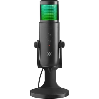Ігровий стрім мікрофон Defender Galactar GMC 250 USB LED 1.5 м (64625)