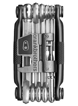 Мультитул Crankbrothers M17, 2/2.5/3/4/5/6/8мм, T25, Phillips #2, flat #2, ключ для спиц, выжимка цепи, черный