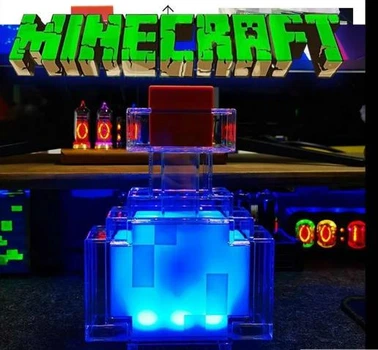 LED Ночник из Minecraft (Майнкрафт) "Бутылка с зельем" 15 цветов USB