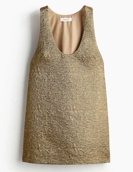 Сукня H&M Ж1122569 (12531630) колір жовтий (Ж1122569 - 220647)