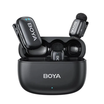 Бездротовий мікрофон BOYA Mini-18 3.5mm 2 мікрофона Black