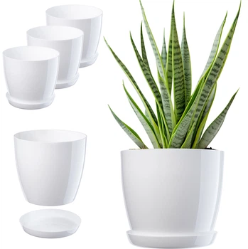 Квітковий горщик з підставкою Kadax Agen K8125 3 шт