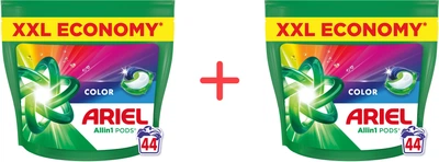 Упаковка капсул для прання Ariel Pods All-in-1 Color Для кольорового 44 шт + 44 шт (8700216764544_1)