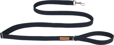 Регульований повідець Amiplay Cotton Easy Fix L 160 - 300 см Чорний (5907563227507)