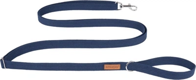 Регульований повідець Amiplay Cotton Easy Fix L 160 - 300 см Темно-синій (5907563227538)