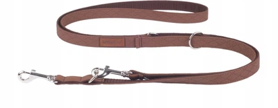 Регульований повідець Amiplay New York 6 в 1 XL 100 - 200 см коричневий (5907563253728)