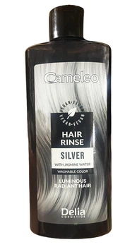 Серебряный оттеночный ополаскиватель для волос Delia Cosmetics CAMELEO 200 мл (113819)
