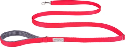 Smycz regulowana Amiplay Samba Easy Fix XL 160 - 300 cm Czerwona (5907563280014)