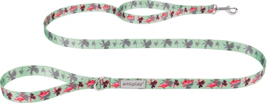 Smycz Amiplay BeHappy M 150 cm Flamingo (5907563281790)