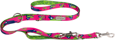 Регульований повідець Amiplay Amik 7 в 1 L 100 - 200 см PizzaDog (5907563309173)