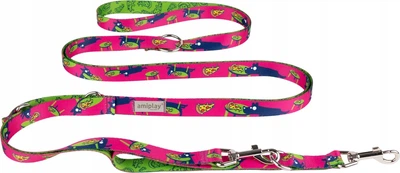 Регульований повідець Amiplay Amik 8 в 1 S 200 - 400 см PizzaDog (5907563309258)