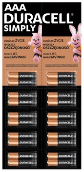Батарейка DURACELL ААА MN2400 10х2 шт