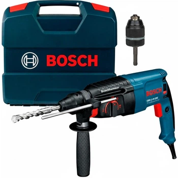 Перфоратор Bosch Professional GBH 2-26 DRE, БЗП SDS-plus 1.5-13 мм, кейс (0611253708+2608572227)