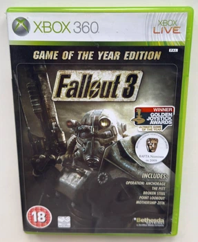 Диск для Xbox 360 - Fallout 3 Game Of The Year Edition, английская версия, Б/У