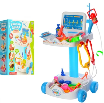 Игровой набор доктора Limo Toy 606-1-5 с тележкой (36 предметов)