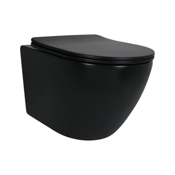 Унитаз подвесной Qtap Robin New Ultra Quiet (QT13332381АSMB)