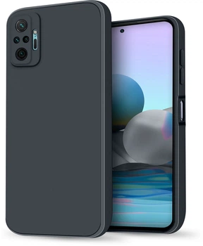 Силиконовый чехол HardCorner Xiaomi Redmi Note 10 Pro (с микрофиброй) Gray Blue (34856-6D)