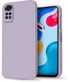 Силиконовый чехол HardCorner Xiaomi Redmi Note 11S (с микрофиброй) Lilac (34858-3B)