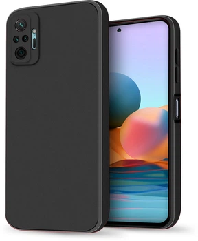 Силіконовий чохол HardCorner Xiaomi Redmi Note 10 Pro (з мікрофіброю) Black (34856-2B)