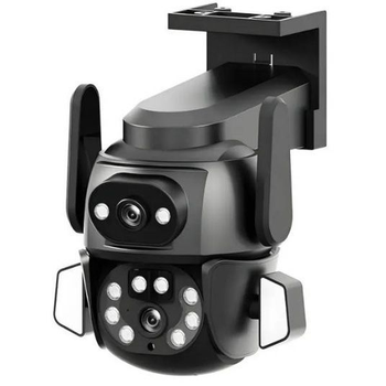 Уличная камера видеонаблюдения 4 Мп WIFI DOUL CAM Q 821 вращаемая, с инфракрасной подсветкой до 25 м и ночной сьемкой