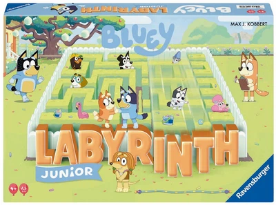 Настільна гра Ravensburger Junior Labyrinth: Bluey (чеське видання) (4005556247110)