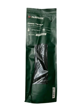 Набор кабельных стяжек Parkside, 250 шт., черный, разных размеров, для внутреннего и наружного использования