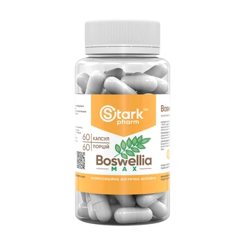 Босвеллія Stark Pharm Boswellia MAX 95% 600 mg 60 капсул