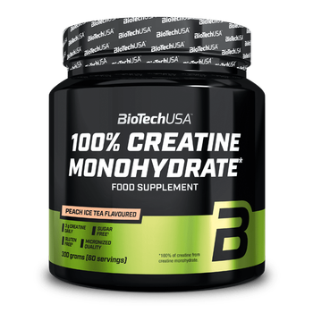Креатин Моногидрат BioTechUSA 100% Creatine Monohydrate 300 г Peach Ice Tea