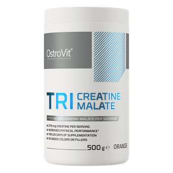 Три креатин малат OstroVit Tri Creatine Malate 500 г orange