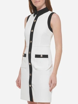 Платье-рубашка короткое летнее женское Tommy Hilfiger 833769140 16 Молочное (1159849471)