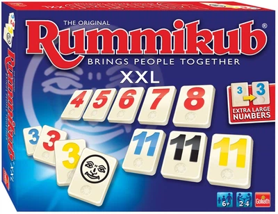 Gra planszowa Goliath Games Rummikub: The original XXL (edycja angielska) (8711808504585)