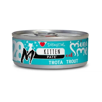 Вологий корм для кошенят Монопротеїновий Паштет з Форелі Disugual Mini Me MonoProtein Kitten 96% Trout 85 г