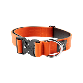 Тактический ошейник для собак BullyBillows Combat Collar No Handle 4 cm M: 40 мм, ОШ 35-54 см Оранжевый